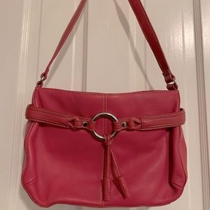 Vintage Sak leather handbag